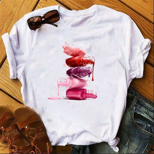 maycaur vintage nail polish print womens t shirts 90s aesthetic clothes harajuku streetwear graphic femme white top
maycaur vintage nail polish print womens t shirts 90s aesthetic clothes harajuku streetwear graphic femme white top