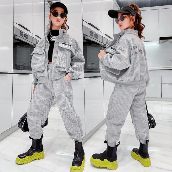 clothing sets kids designer girls jackets big patch pocket short coats+pants suits children's outdoor sports outfits autumn, White
clothing sets kids designer girls jackets big patch pocket short coats+pants suits children's outdoor sports outfits autumn, White