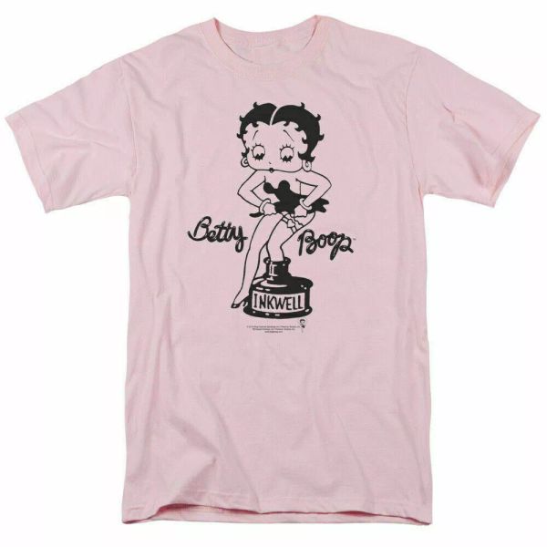 betty boop inkwell t shirt mens licensed cartoon merchandise light pink, White;black
betty boop inkwell t shirt mens licensed cartoon merchandise light pink, White;black