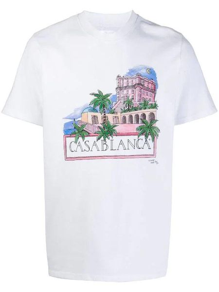 men's t-shirts casablanca crew neck cotton t-shirt summer clothing gift unique short sleeve, White;black
men's t-shirts casablanca crew neck cotton t-shirt summer clothing gift unique short sleeve, White;black