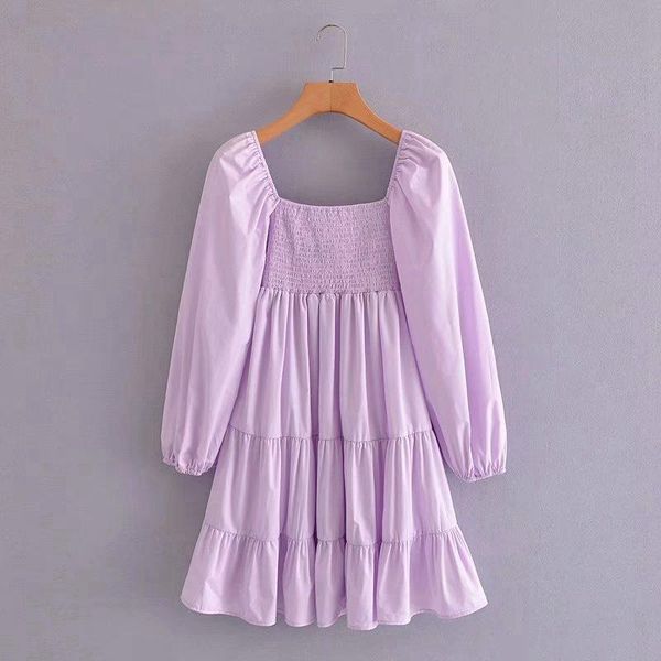 casual dresses fashion long sleeve purple dress women puff square neck a-line ladies vintage pleated mini vestidos, Black;gray
casual dresses fashion long sleeve purple dress women puff square neck a-line ladies vintage pleated mini vestidos, Black;gray