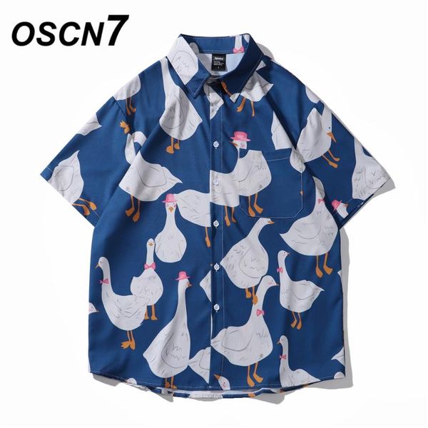 men's casual shirts oscn7 printed short sleeve shirt men street 2021 hawaii beach oversize women fashion harujuku for 3249, White;black
men's casual shirts oscn7 printed short sleeve shirt men street 2021 hawaii beach oversize women fashion harujuku for 3249, White;black
