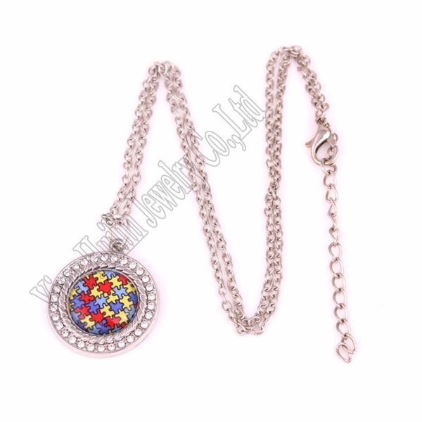 arrival drop autism hope rhodium plated crystal awareness puzzle piece pendant with link chain necklace necklaces, Silver
arrival drop autism hope rhodium plated crystal awareness puzzle piece pendant with link chain necklace necklaces, Silver