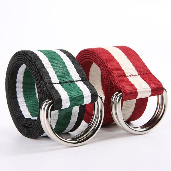 men women plain webbing cotton canvas metal buckle belt belts male luxury casual straps ceintures fb88, Black;brown
men women plain webbing cotton canvas metal buckle belt belts male luxury casual straps ceintures fb88, Black;brown