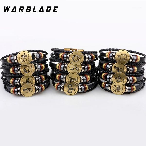 charm bracelets 12 constellations bracelet fashion jewelry leather bangles men women personality zodiac signs punk wristband warblade1, Golden;silver
charm bracelets 12 constellations bracelet fashion jewelry leather bangles men women personality zodiac signs punk wristband warblade1, Golden;silver