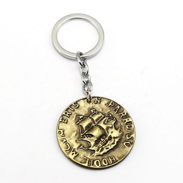 keychains game uncharted 4 keychain coin shape mysterious sea area key ring holder chaveiro chain bag charm pendant gift jewelry, Silver
keychains game uncharted 4 keychain coin shape mysterious sea area key ring holder chaveiro chain bag charm pendant gift jewelry, Silver