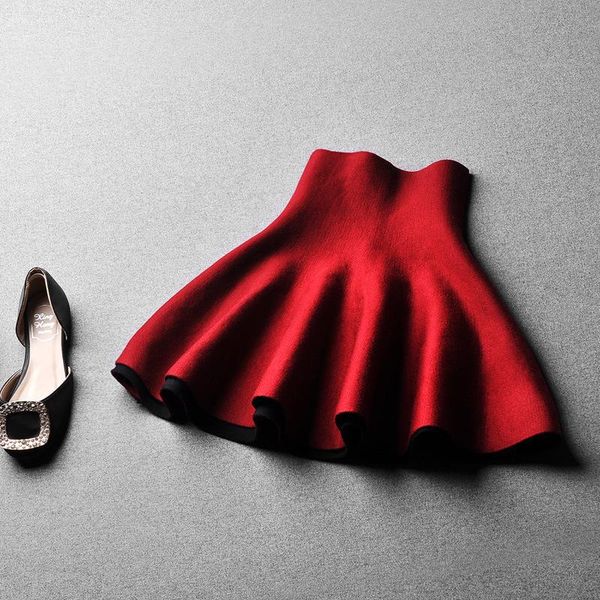 thick umbrella skirt all-match waist elastic autumn and winter skirts, Black
thick umbrella skirt all-match waist elastic autumn and winter skirts, Black