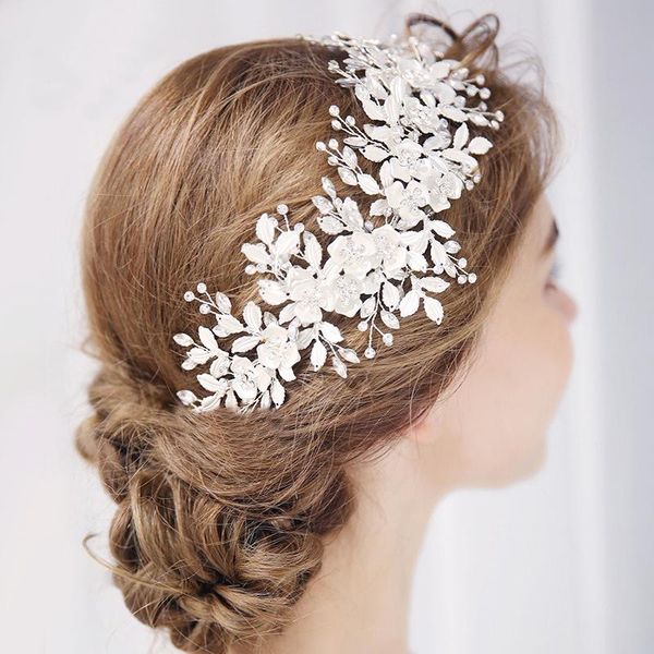 hair clips & barrettes flower headband wedding accessories metal bridal tiara hairband comb hairpins, Golden;silver
hair clips & barrettes flower headband wedding accessories metal bridal tiara hairband comb hairpins, Golden;silver