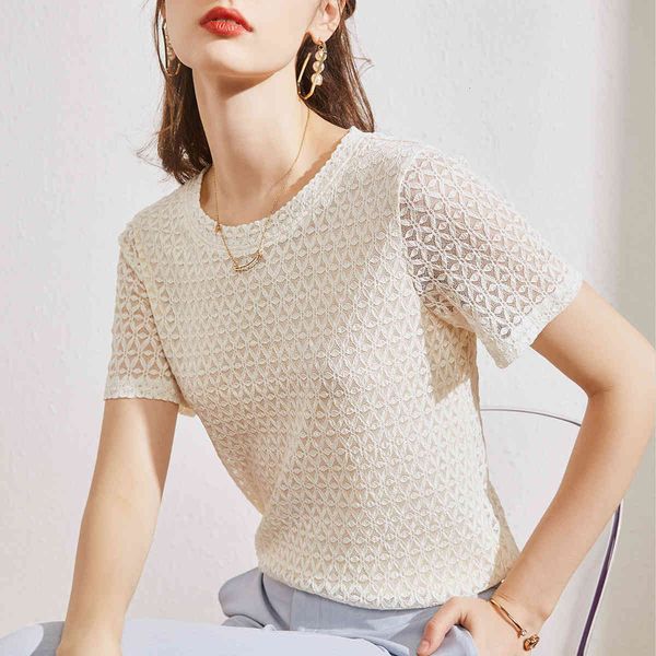 women's t-shirt female vintage lace shirt, summer sprung, korean style, short sleeve, ul5k, White
women's t-shirt female vintage lace shirt, summer sprung, korean style, short sleeve, ul5k, White