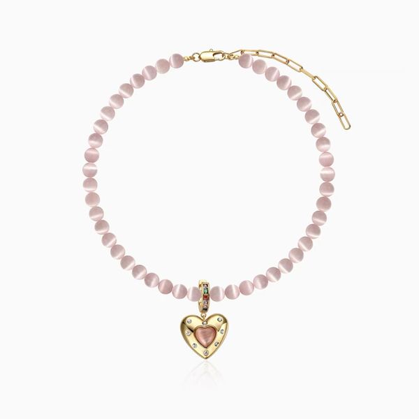 opal beaded necklace niche design love stars gem earrings clavicle chain personality temperament jewelry accessories, Silver
opal beaded necklace niche design love stars gem earrings clavicle chain personality temperament jewelry accessories, Silver