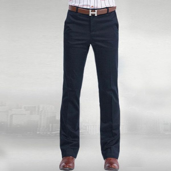 men's pants casual trousers business solid color classic flared 2021 autumn british slim 28-37, Black
men's pants casual trousers business solid color classic flared 2021 autumn british slim 28-37, Black