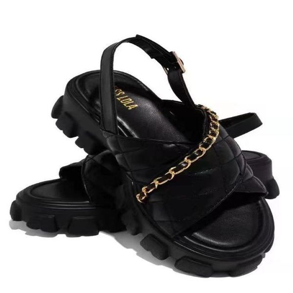 sandals 2021 summer large women's shoes 36-43 trend cross chain thick bottom casual for women, Black
sandals 2021 summer large women's shoes 36-43 trend cross chain thick bottom casual for women, Black