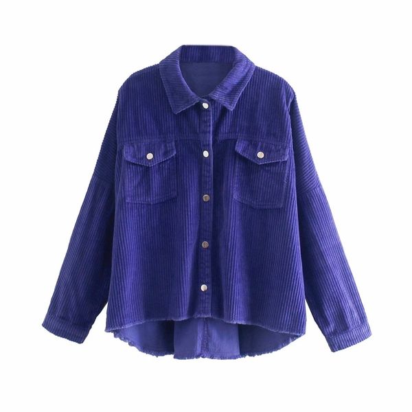 women purple corduroy jacket coat turn down collar ladies long sleeve loose oversize boy friend 4m52 210416, Black;brown
women purple corduroy jacket coat turn down collar ladies long sleeve loose oversize boy friend 4m52 210416, Black;brown