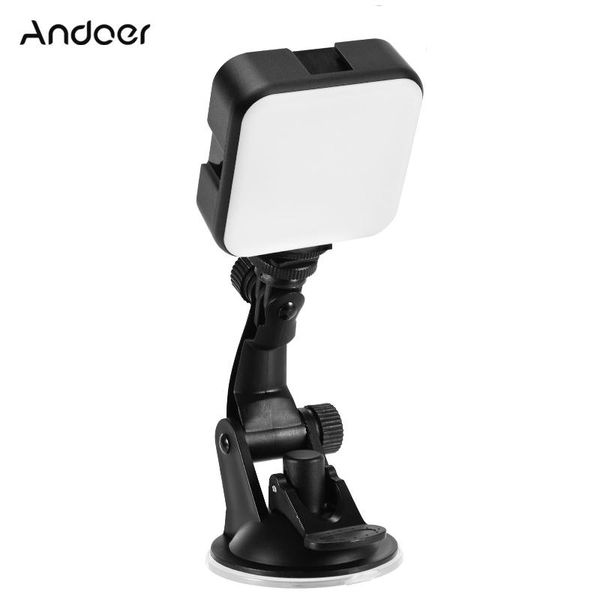 andoer w36 mini led video light 5600k 5 levels brightness 3 cold shoe mounts with suction cup bracket for live flash heads
andoer w36 mini led video light 5600k 5 levels brightness 3 cold shoe mounts with suction cup bracket for live flash heads