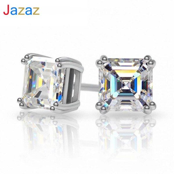 stud jazaz real 1 carat square 5.5mm moissanite earrings women 925 sterling silver sparkling wedding party fine jewelry b1138, Golden;silver
stud jazaz real 1 carat square 5.5mm moissanite earrings women 925 sterling silver sparkling wedding party fine jewelry b1138, Golden;silver