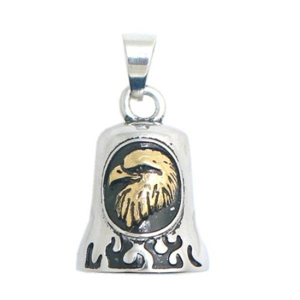 men fashion punk cool eagle biker motorcycle style flaming bell pendant necklaces for, Silver
men fashion punk cool eagle biker motorcycle style flaming bell pendant necklaces for, Silver