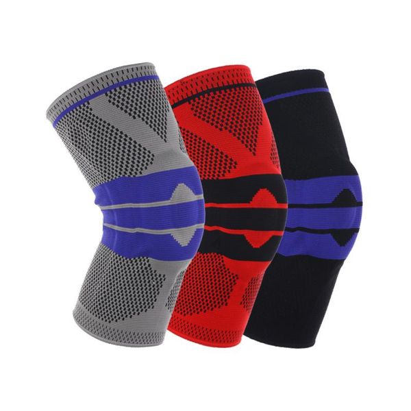 elbow & knee pads 1 pair sport silicone spring fixed knitted breathable absorb sweat running fitness basketball, Black;gray
elbow & knee pads 1 pair sport silicone spring fixed knitted breathable absorb sweat running fitness basketball, Black;gray