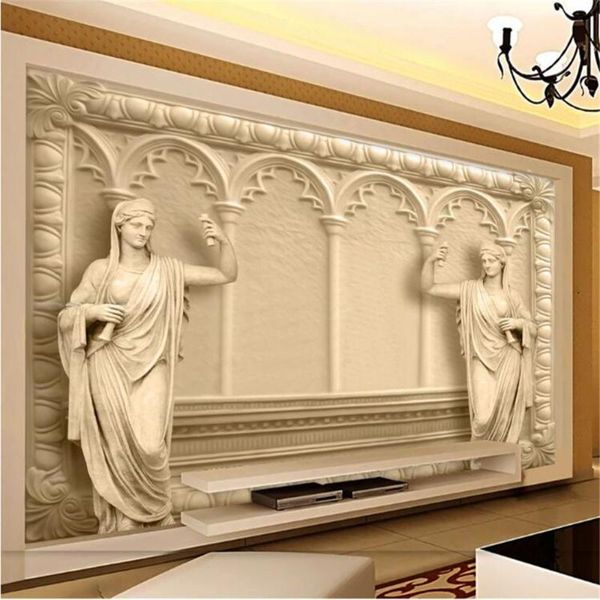 milofi custom non-woven wall paper high-end luxury villa 3d european-style tv background large mural wallpaper wallpapers
milofi custom non-woven wall paper high-end luxury villa 3d european-style tv background large mural wallpaper wallpapers