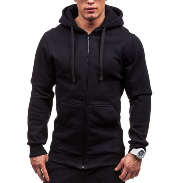men's hoodies & sweatshirts plus size tracksuit autumn winter drawstring pocket hooded sweatshirt long sleeve zip slim coat jacket 5, Black
men's hoodies & sweatshirts plus size tracksuit autumn winter drawstring pocket hooded sweatshirt long sleeve zip slim coat jacket 5, Black