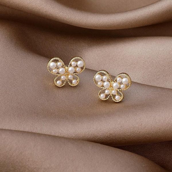 minar sweet hollow butterfly earrings for women girl gold color metal simulation wing pearls stud fairy party jewelry, Golden;silver
minar sweet hollow butterfly earrings for women girl gold color metal simulation wing pearls stud fairy party jewelry, Golden;silver