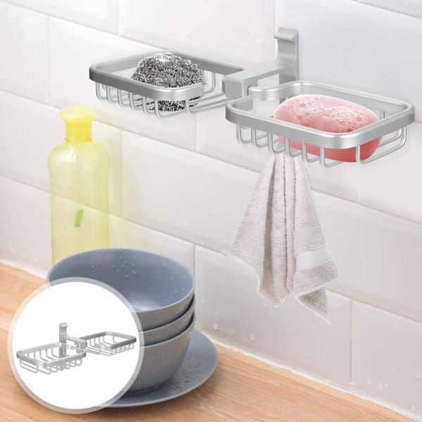 soap dishes 1 pc wall-mounted drain holder shelf storage bracket with nail-glue
soap dishes 1 pc wall-mounted drain holder shelf storage bracket with nail-glue