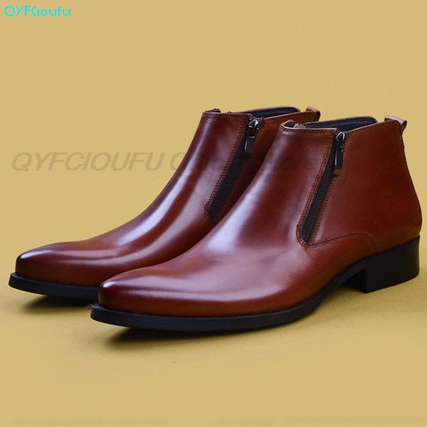 dress shoes wingtip men leather boots basic black brown genuine zip fashion ankle boot pointed toe chelsea sgjs
dress shoes wingtip men leather boots basic black brown genuine zip fashion ankle boot pointed toe chelsea sgjs