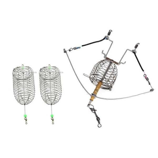 2pcs stainless steel bait cage nanyou & 1 set automatic feeder fishing hook at speed hooks
2pcs stainless steel bait cage nanyou & 1 set automatic feeder fishing hook at speed hooks