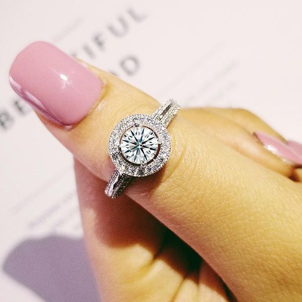 fashion genuine 925 sterling silver engagement rings for women wedding valentine's day gift finger jewelry r220 cluster, Golden;silver
fashion genuine 925 sterling silver engagement rings for women wedding valentine's day gift finger jewelry r220 cluster, Golden;silver