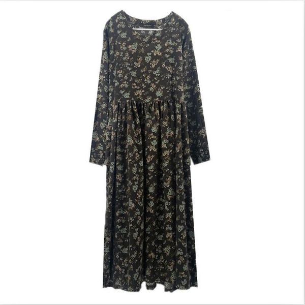 casual dresses 2021 lady spring autumn floral print brand dress plus size xs-6xl loose long 14 color cotton linen vestido de festa, Black;gray
casual dresses 2021 lady spring autumn floral print brand dress plus size xs-6xl loose long 14 color cotton linen vestido de festa, Black;gray