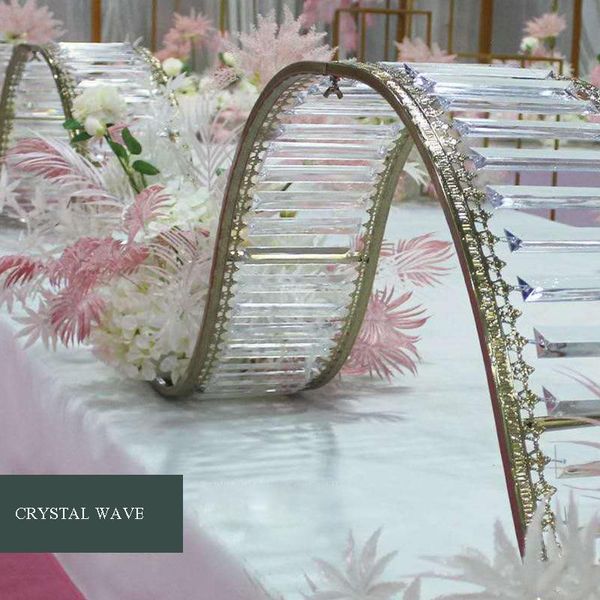 party decoration 2021 lastest wedding flower stand crystal wave s-shaped ever-changing big grid road lead iron art golden
party decoration 2021 lastest wedding flower stand crystal wave s-shaped ever-changing big grid road lead iron art golden