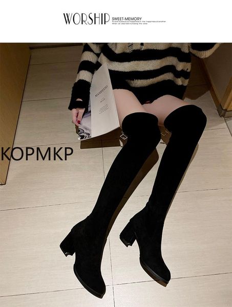 boots slim fit elastic flock over the knee women shoes 2021 autumn winter ladies high heel overknee long thigh botas, Black
boots slim fit elastic flock over the knee women shoes 2021 autumn winter ladies high heel overknee long thigh botas, Black