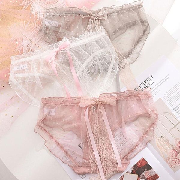 women's panties summer style pure color lace cute bow polka dot thin section translucent breathable fashion girl, Black;pink
women's panties summer style pure color lace cute bow polka dot thin section translucent breathable fashion girl, Black;pink
