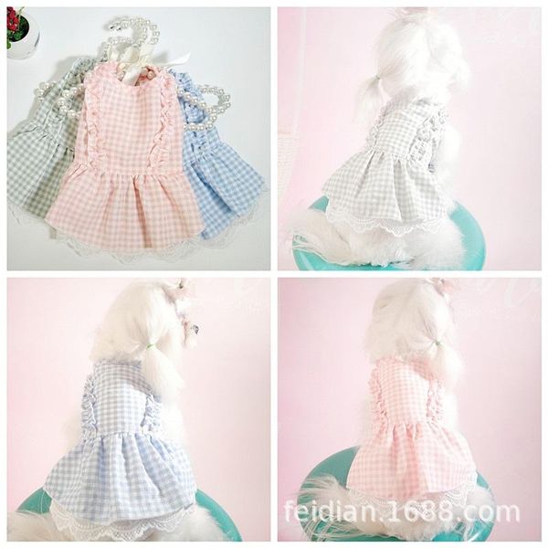 dog apparel 2021 spring refreshing lattice cute princess pet skirt korean cat small dogs items
dog apparel 2021 spring refreshing lattice cute princess pet skirt korean cat small dogs items