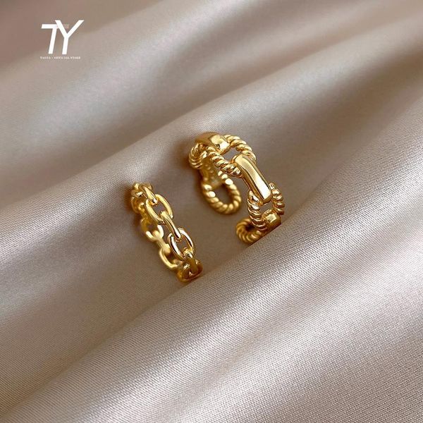 cluster rings 2021 design chain twist open ring for woman fashion korean jewelry unusual wedding party girl's finger accessories, Golden;silver
cluster rings 2021 design chain twist open ring for woman fashion korean jewelry unusual wedding party girl's finger accessories, Golden;silver