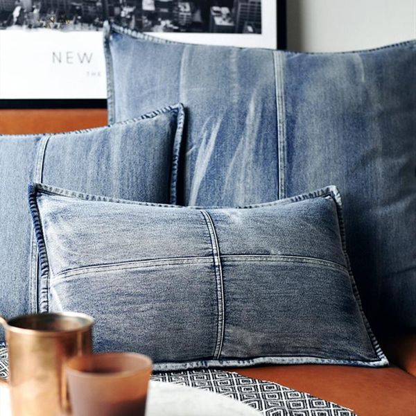 30x50/45x45cm industrial style retro cotton denim blue cushion cover sofa square lumbar pillow waist pillowcase cushion/decorative
30x50/45x45cm industrial style retro cotton denim blue cushion cover sofa square lumbar pillow waist pillowcase cushion/decorative