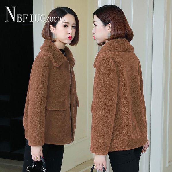 autumn winter imitation lambswool women coat short style thick plus size female jacket women's jackets, Black;brown
autumn winter imitation lambswool women coat short style thick plus size female jacket women's jackets, Black;brown