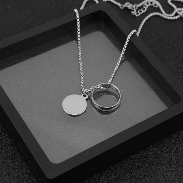 chains fashion personality geometric design disc pendant necklace hip hop punk cool handsome style couple party clavicle chain, Silver
chains fashion personality geometric design disc pendant necklace hip hop punk cool handsome style couple party clavicle chain, Silver