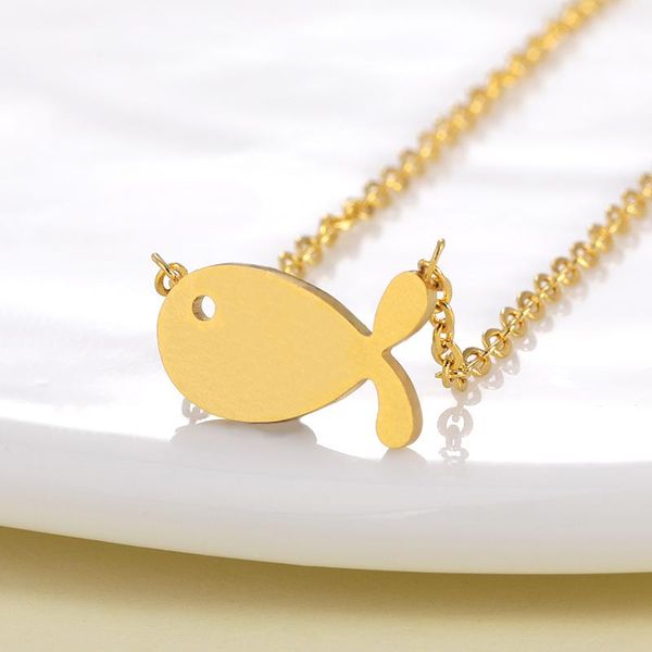 chains minimalism whale necklaces for women animal jewelry stainless steel fish pendants children's gifts collier femme bff, Silver
chains minimalism whale necklaces for women animal jewelry stainless steel fish pendants children's gifts collier femme bff, Silver