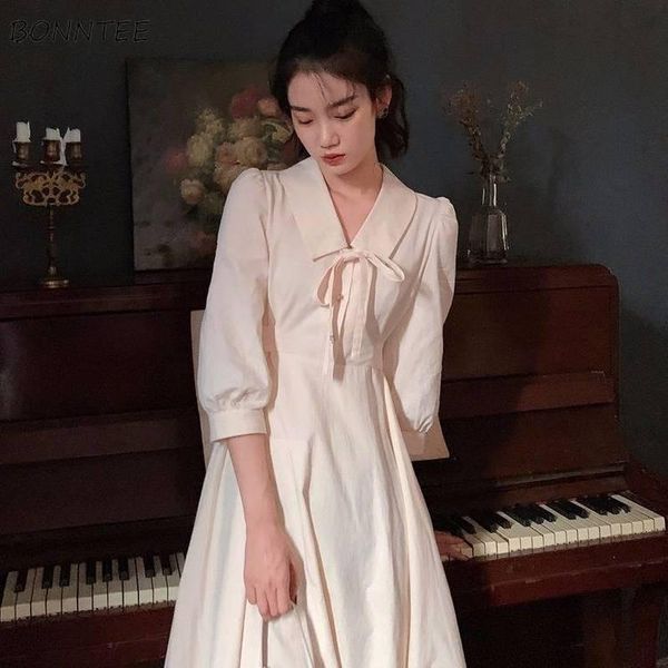 casual dresses dress women vintage ulzzang vestidos female clothing bow all-match solid a-line high waist elegant apricot tender daily, Black;gray
casual dresses dress women vintage ulzzang vestidos female clothing bow all-match solid a-line high waist elegant apricot tender daily, Black;gray