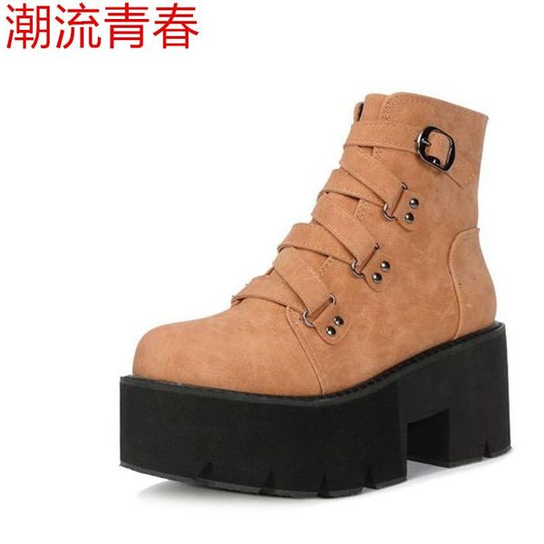 boots women's high heels lace up design chunky heel women platform for ankle short black gothic boot punk shoes
boots women's high heels lace up design chunky heel women platform for ankle short black gothic boot punk shoes