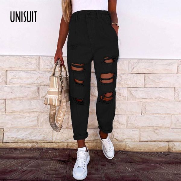 women's jeans women casual elastic waisted loose jean trousers autumn spring fashion ripped hole high waist denim pants streetwear, Blue
women's jeans women casual elastic waisted loose jean trousers autumn spring fashion ripped hole high waist denim pants streetwear, Blue