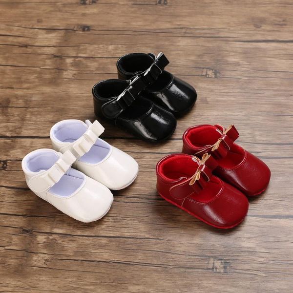 first walkers toddler baby girl bowknow pu crib shoes, soft sole princess mary jane flats with non-slip bottom
first walkers toddler baby girl bowknow pu crib shoes, soft sole princess mary jane flats with non-slip bottom