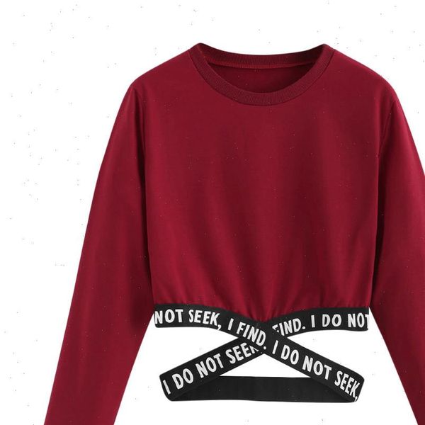 letters printing long sleeve sweatshirt womens shirts short pullover et chemisier femme, White
letters printing long sleeve sweatshirt womens shirts short pullover et chemisier femme, White