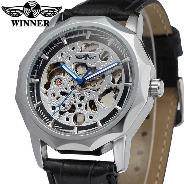 wristwatches luxury mechanic watch for men winner brand waterproof casual sports watches mechanical relojes para hombre, Slivery;brown
wristwatches luxury mechanic watch for men winner brand waterproof casual sports watches mechanical relojes para hombre, Slivery;brown