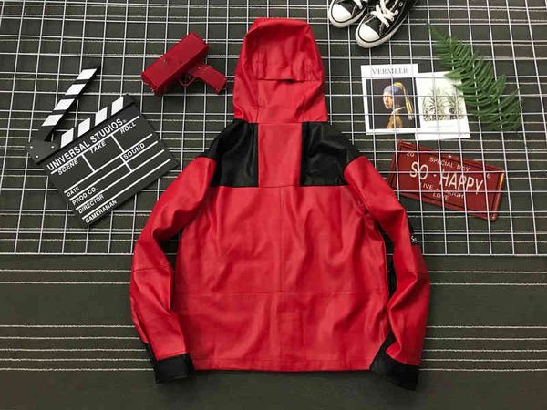 jackets men's fashion men hooded waterproof windbreaker pu leather mens outwear coats outdoor sports causal hip hop great quality jk006, Black;brown
jackets men's fashion men hooded waterproof windbreaker pu leather mens outwear coats outdoor sports causal hip hop great quality jk006, Black;brown