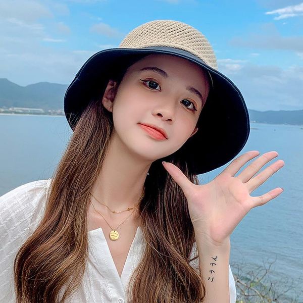 wide brim hats fisherman beach 2021 summer panama straw hat bowknot floppy fashion sunscreen sunshade ladies outdoor travel, Blue;gray
wide brim hats fisherman beach 2021 summer panama straw hat bowknot floppy fashion sunscreen sunshade ladies outdoor travel, Blue;gray