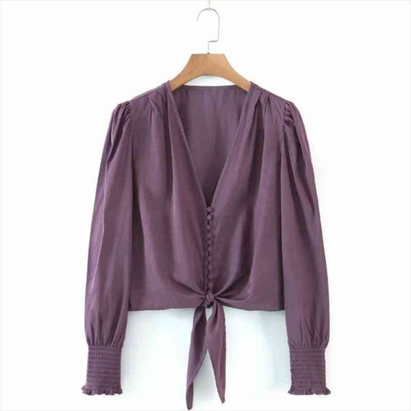 spring women v neck single breasted hem knot short shirt female long sleeve blouse lady loose blusas s8657, White
spring women v neck single breasted hem knot short shirt female long sleeve blouse lady loose blusas s8657, White
