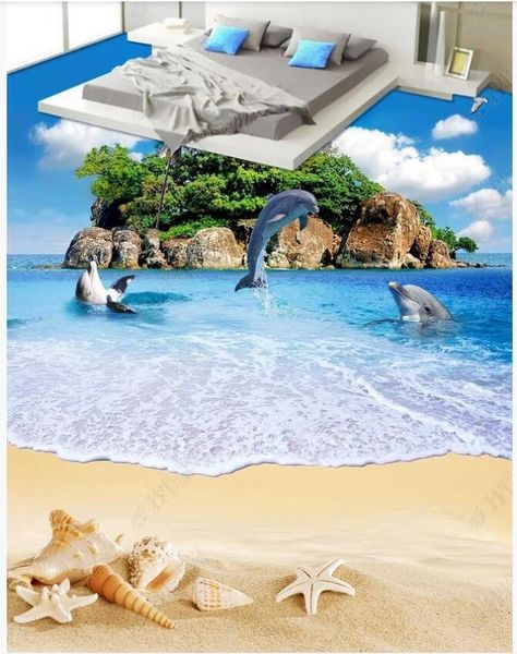 wallpapers custom po 3d pvc floor self-adhesive wallpaper ocean dolphin island beach shell wall stickers in the bedroom
wallpapers custom po 3d pvc floor self-adhesive wallpaper ocean dolphin island beach shell wall stickers in the bedroom