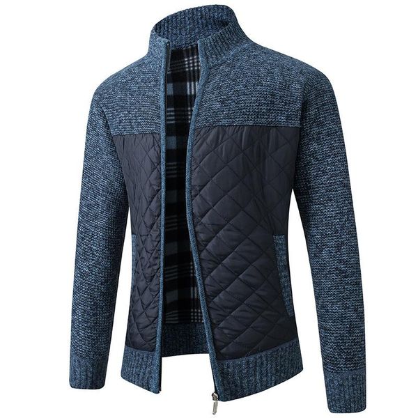 men's jackets 2021 autumn winter jacket slim fit stand collar zipper men solid cotton thick warm sweater, Black;brown
men's jackets 2021 autumn winter jacket slim fit stand collar zipper men solid cotton thick warm sweater, Black;brown