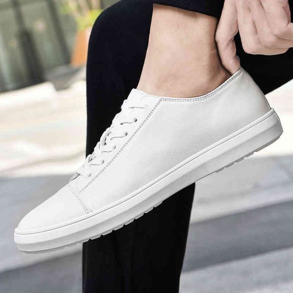 dress shoes 2021 mens genuine leather casual lace-up sneakers lightweight luxury sports white fitnessw comfort jmsa, Black
dress shoes 2021 mens genuine leather casual lace-up sneakers lightweight luxury sports white fitnessw comfort jmsa, Black